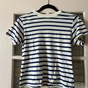 100% cotton striped baby tee